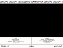 Tablet Screenshot of generaleyewear.com